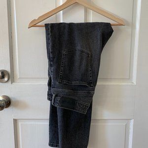 Everlane The Curvy Cheeky Jean (Washed Black - Size 29)